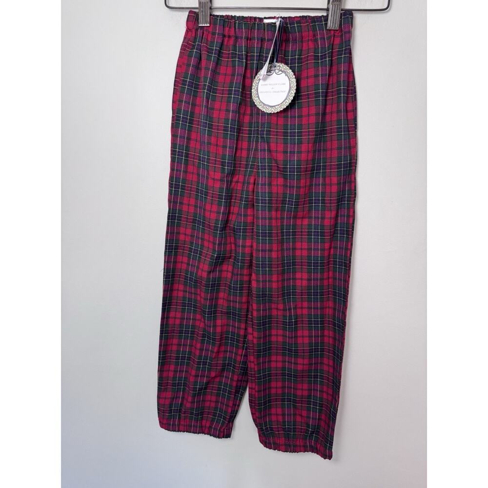 Edgehill Collection Boys Plaid Christmas Holiday Pants Sz 7 NWT